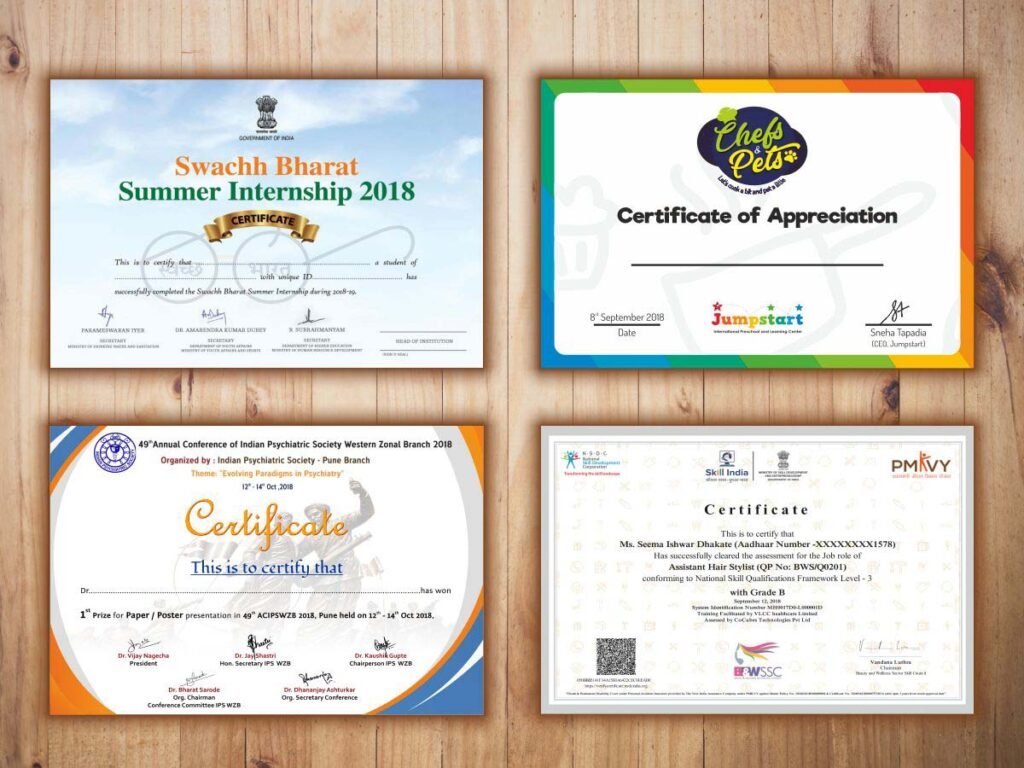 Certificate Printing Hastings