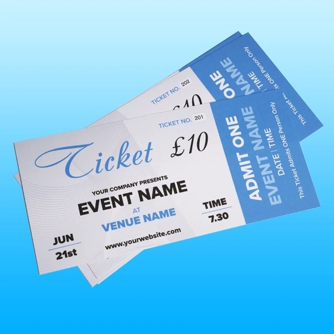 Ticket Printing Hastings