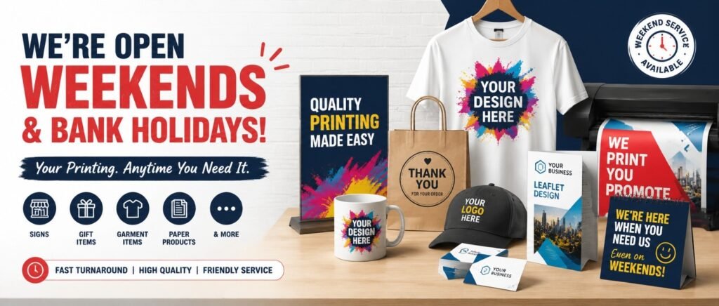 Weekend Printing Service Hastings 
